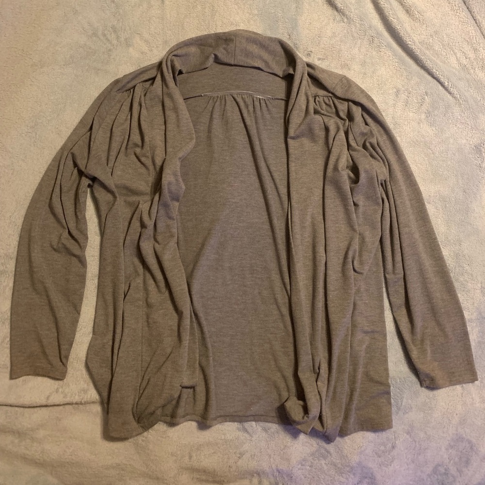 Heather Gray Cardigan